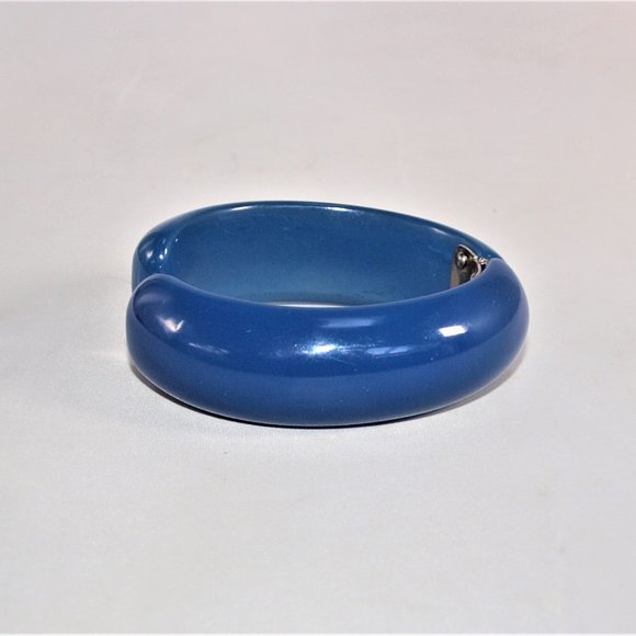 Vintage Thermoplastic Acrylic Clampler Cuff Bangle Bracelet - Picture 4 of 5